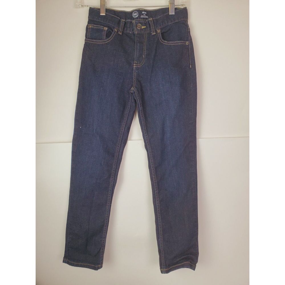 Wonder Nation Boys Dark Wash Slim Fit Skinny Jeans Size 12